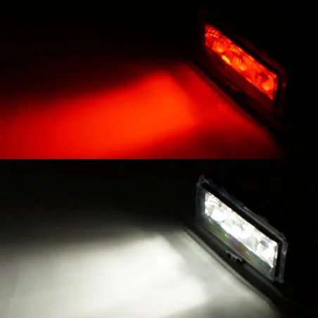 Kit de Conversion Rouge / Blanc LED pour Plafonnier Volvo FH à partir de 2013 - Compatible