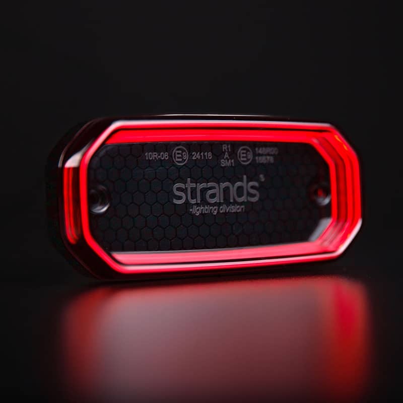 Feu de position arrière LEDs Rouge 10-40V FOR9T Scale Strands Homol...