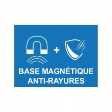 Base magnétique anti-rayures pour enrouleur de sangle