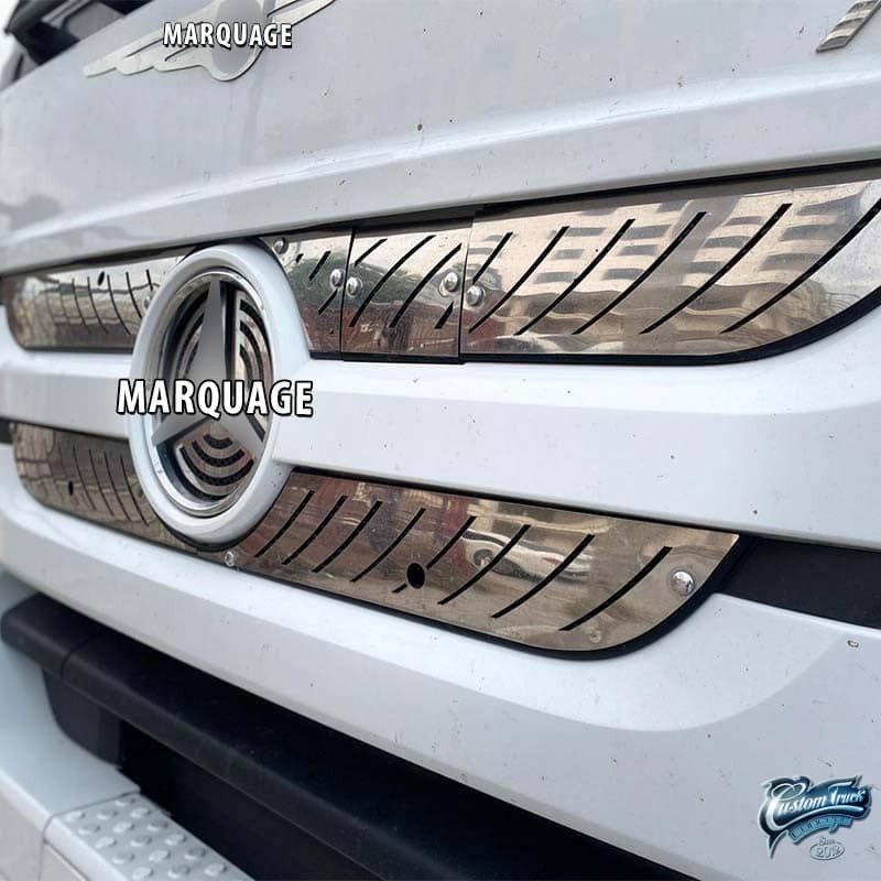 Intérieur grille calandre Mercedes AXOR 2011-2016 en inox chromé Ac...