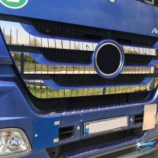 Grille calandre Mercedes Actros MP3 Megaspace en inox chromé photo 2