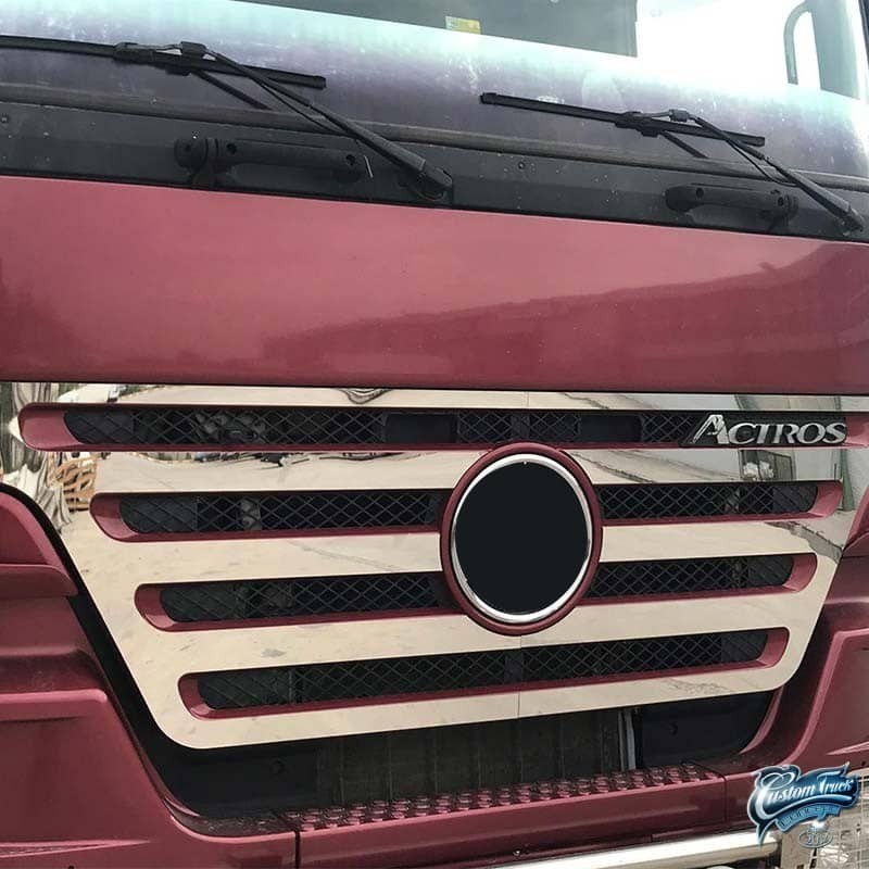 Grille calandre Mercedes Actros MP2 Megaspace en inox chromé