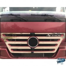 Grille calandre Mercedes Actros MP2 Megaspace en inox chromé photo 2