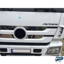 Intérieur de Grille calandre Mercedes Actros MP3 en inox chromé photo 2