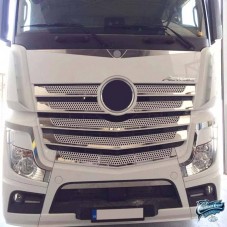 Entourages inox logo Mercedes Actros MP4 en 3 pièces photo 2