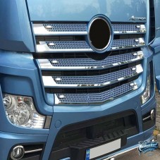 Grille de calandre inox Mercedes Actros MP4 MP5 1845 (11 pcs)