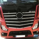 Baguettes inox de calandre Mercedes Actros MP4 MP5 1845