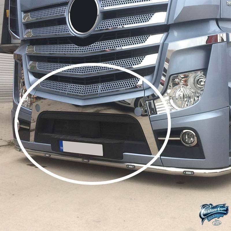 Habillages inox pare-choc avant Mercedes Actros MP4 MP5 1845