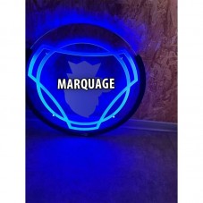 PLAQUE LED SCANIA RGB POUR CAMION bleu