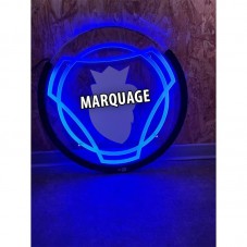 PLAQUE LED SCANIA RGB POUR CAMION éclairage bleu