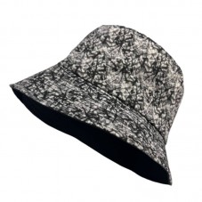 Chapeau Bob en Tissu Danois Gris