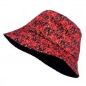 Chapeau Bob en Tissu Danois Rouge