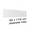 Plexyglass pour Enseigne lumineuse fine Eco Slim 30 x 110 cm