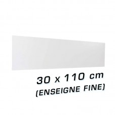 Plexyglass pour Enseigne lumineuse fine Eco Slim 30 x 110 cm