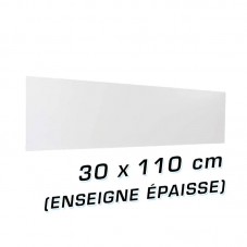 Plexyglass pour Enseigne lumineuse Eco Slim 30 x 110 cm