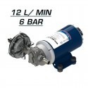 Pompe de Transfert 12V ou 24V 12 litres par minute 6 bar avec joint mecanique