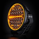 Phare longue portée LED Siberia Night Ranger 9 pouces éclairage orange 9-32 Volts