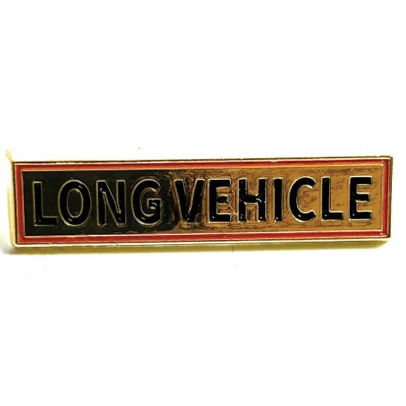 Pin's Long Vehicle en métal pour Routier