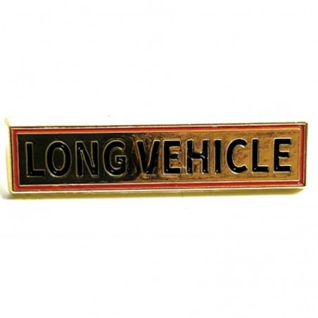 Pin's Long Vehicle en métal pour Routier