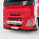 Rampe de calandre Volvo FH Aero 2024 avec LEDs en inox modèle 2 - Compatible