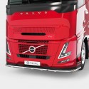 Rampe inox sous Pare-choc bas Volvo FH Aero 2024 avec LEDs modèle 1 - Compatible