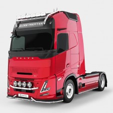 Camion Volvo FH Aero avec rampe de toit inox Globetrotter et Globe XL pour 6 sorties de phares compatible