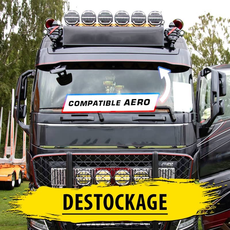 Visière Volvo FH5 FH4 FMX et FM sans découpe - Accessoire compatible en destockage