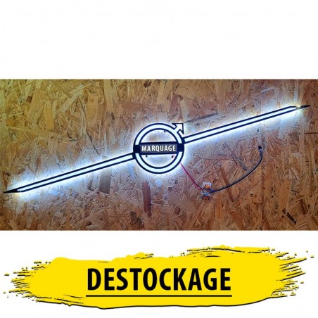 Destockage Lettrage Volvo FH5 rétro éclairage Blanc et contour noir - Accessoire Compatible