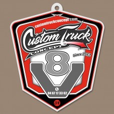 Sent Bon Camion V8 Custom Truck Concept parfum Cerise côté recto