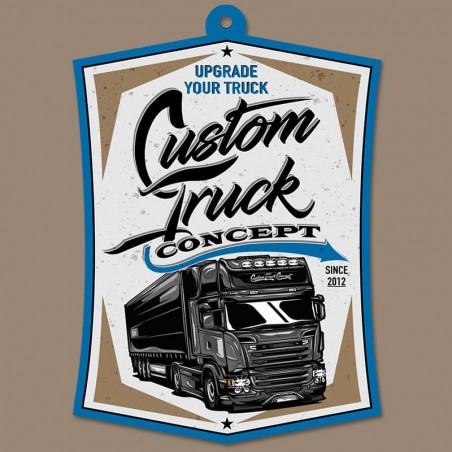 Sent Bon Camion Custom Truck Concept parfum Vanille côté recto