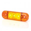 Feu de position latéral Orange 3 LED 9-36V IP68