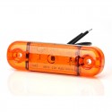 Feu de position latéral Orange 3 LED 9-36V IP68 accessoire éteint