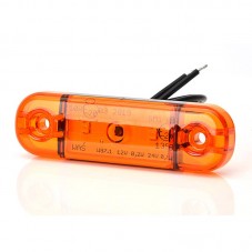 Feu de position latéral Orange 3 LED 9-36V IP68 accessoire éteint