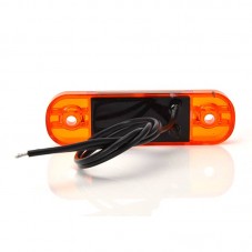 Feu de position latéral Orange 3 LED 9-36V IP68 vue arrière