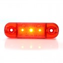 Feu de position Rouge 3 LED 9-36V IP68 accessoire allumé