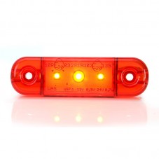 Feu de position Rouge 3 LED 9-36V IP68 accessoire allumé