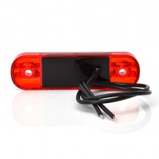 Feu de position Rouge 3 LED 9-36V IP68 vue arrière