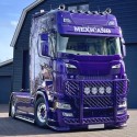 Visière camion Scania Next Generation R et S toutes cabines avec découpe NTG pour 2 o 5 feux - Compatible