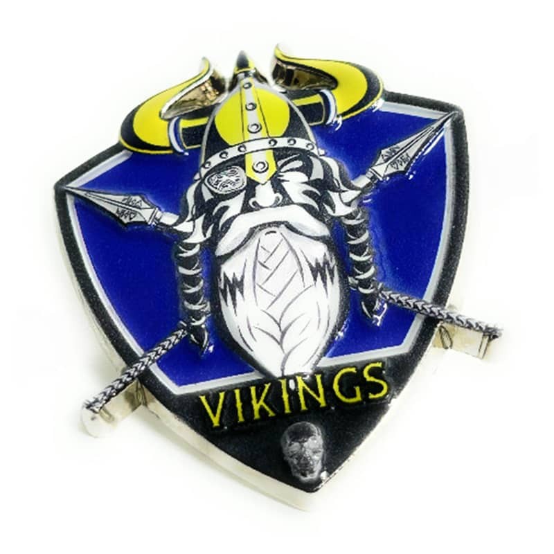 Pin's Viking style Badge en métal pour Routier