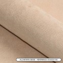 Produit Tissu Alcantara au mètre beige pour intérieur de voiture et de camion