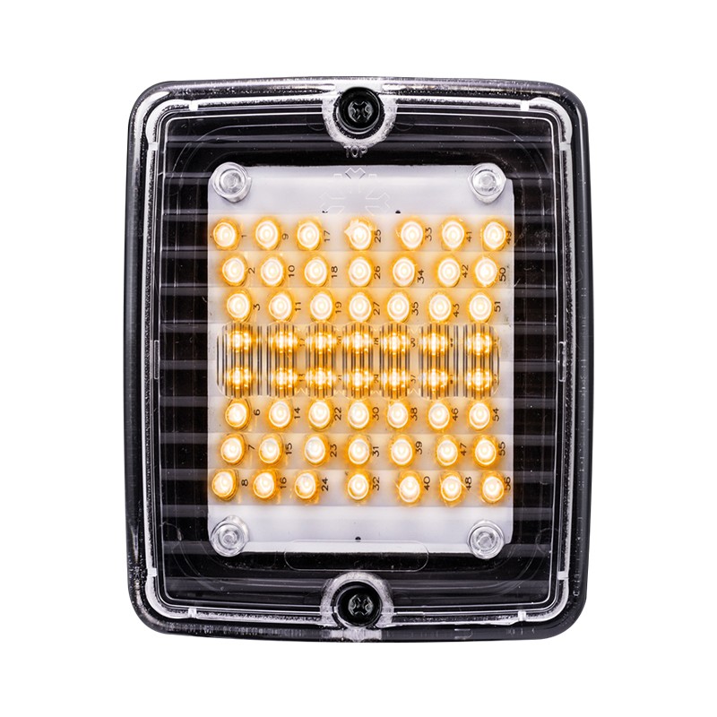 Feu flash arrière carré IZE LED pour Camion