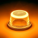 Bouliche LED Orange Effet Halo pour Camion Feu Suédois 10-48 volts