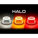 Bouliche LED Blanche Orange Rouge Effet Halo pour Camion Feu Suédois 10-48 volts