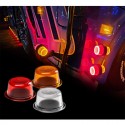 Éclairage Bouliche LED Orange Effet Halo pour Camion Feu Suédois 10-48 volts