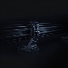 Vue arrière de la barre LED Siberia XP SR 50 pouces 10-32v avec une rangée accessoire homologué E