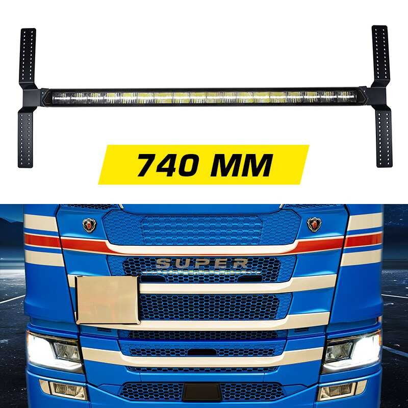 Pack Barre LED 30 pouces Epix pour Scania Next Generation Blanc / Orange