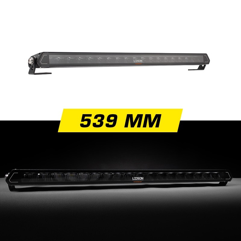 Barre Lumineuse LED 17 Pouces 252W - Triple Rangée Spot/flood, Support Plaque D'immatriculation, IP67