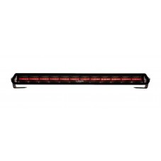 Vue de face barre LED de travail 20 pouces Epix Ledson 180 Watts lumière rouge