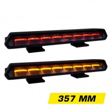 Barre LED 14 pouces Epix Ledson 120 Watts Rouge / Orange / Flash