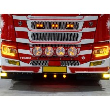 Kit de conversion Orange LED puissant pour clignotants Scania Next Generation dès 2016